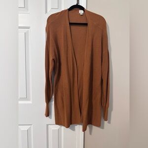 Women's Brown Cardigan Sweater